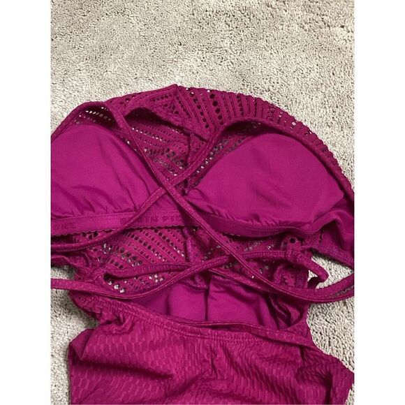 New. Robin Piccone Fuschia Swimsuit. Size 4. Retails $159 - Picture 9 of 10